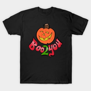 Boo Pumpkin Halloween T-Shirt